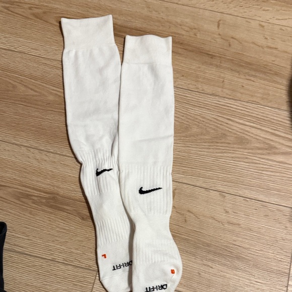 Nike Other - Nike White Crew Athletic Socks with Black Swoosh